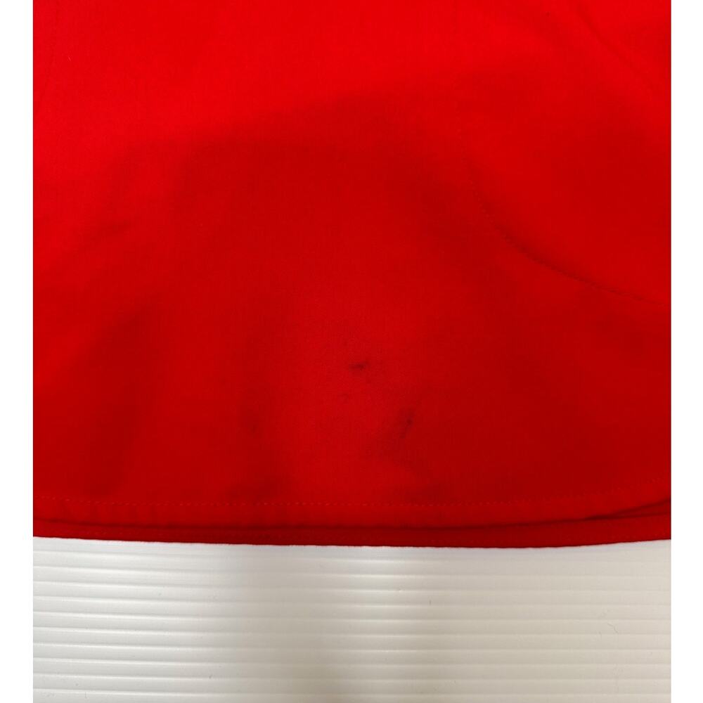 FIGS Rafaela Oversized Scrub Top Women's XS Pop Red Limited Edition Medical Rare - Picture 7 of 11